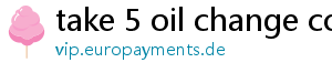 take 5 oil change coupon